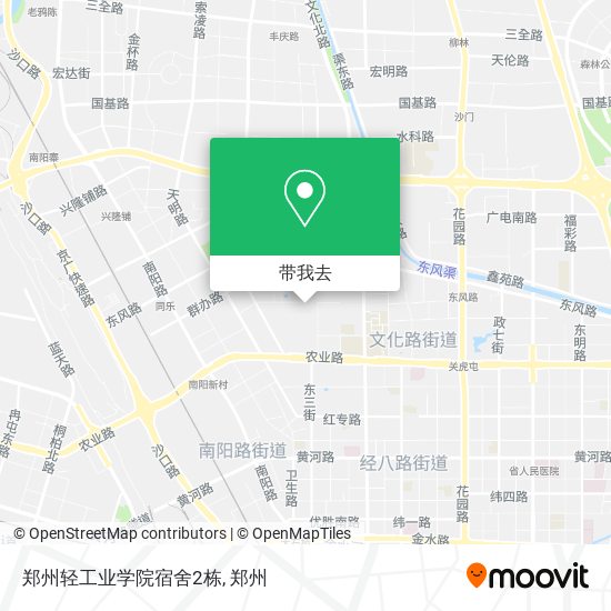 郑州轻工业学院宿舍2栋地图