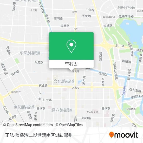 正弘·蓝堡湾二期世熙南区5栋地图