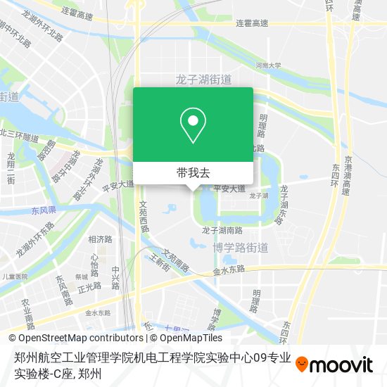 郑州航空工业管理学院机电工程学院实验中心09专业实验楼-C座地图