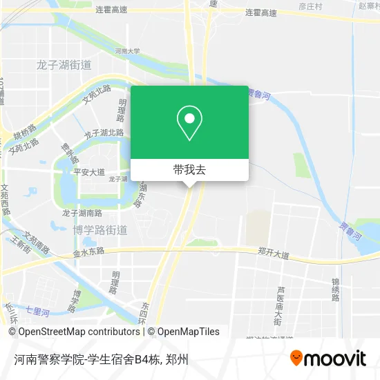 河南警察学院-学生宿舍B4栋地图