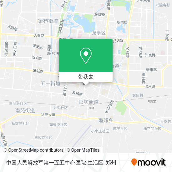 中国人民解放军第一五五中心医院-生活区地图
