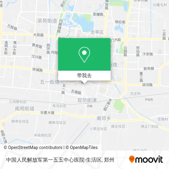 中国人民解放军第一五五中心医院-生活区地图