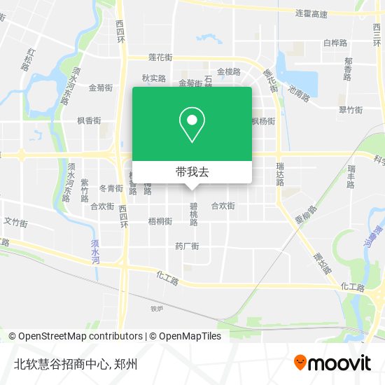 北软慧谷招商中心地图