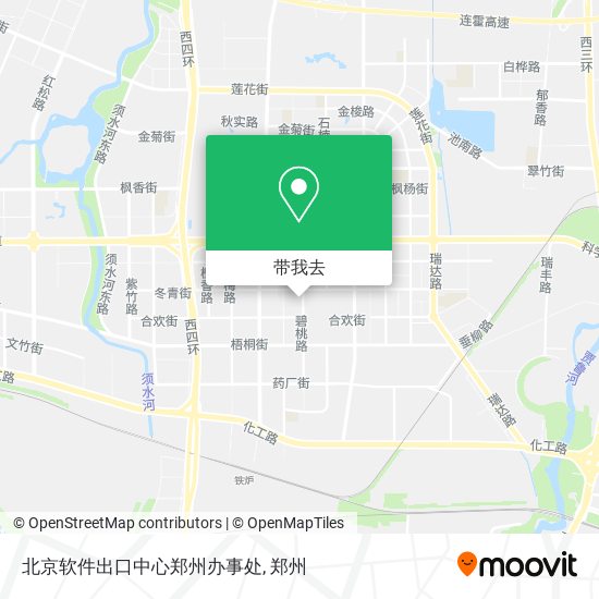 北京软件出口中心郑州办事处地图