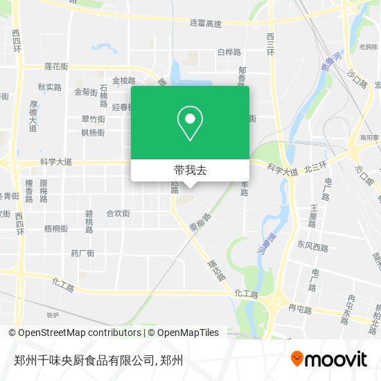 郑州千味央厨食品有限公司地图
