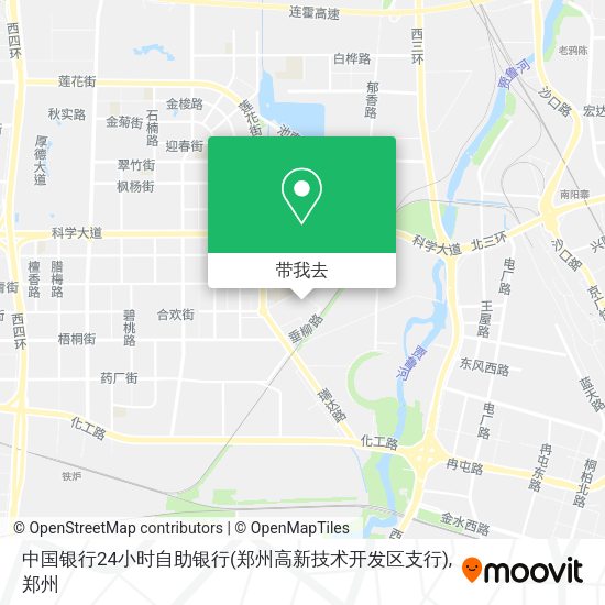 中国银行24小时自助银行(郑州高新技术开发区支行)地图