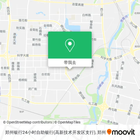 郑州银行24小时自助银行(高新技术开发区支行)地图