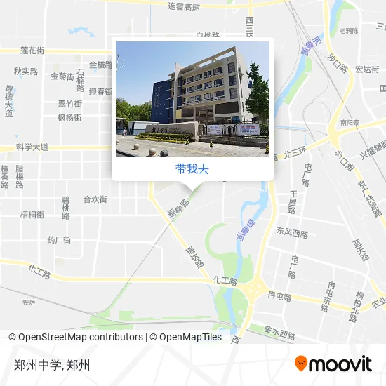 郑州中学地图