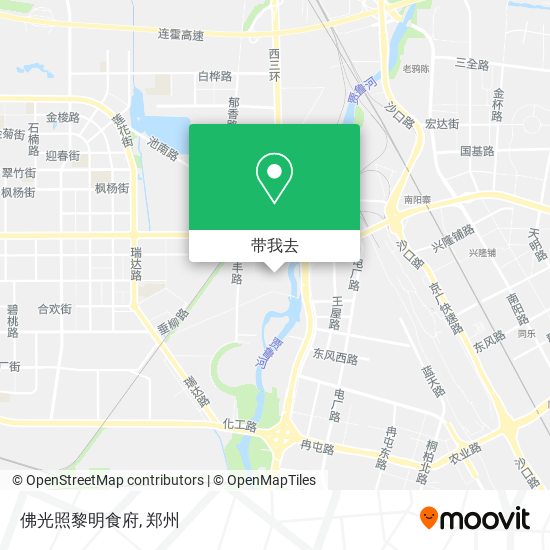 佛光照黎明食府地图