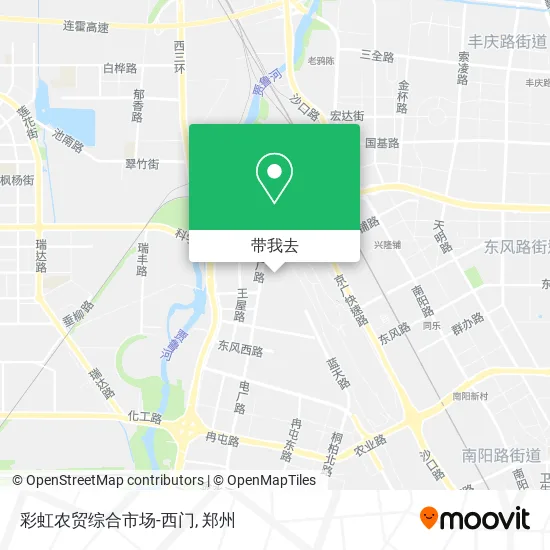 彩虹农贸综合市场-西门地图