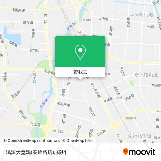 鸿源大盘鸡(秦岭路店)地图