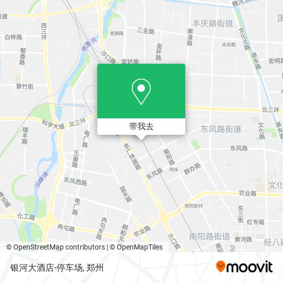 银河大酒店-停车场地图