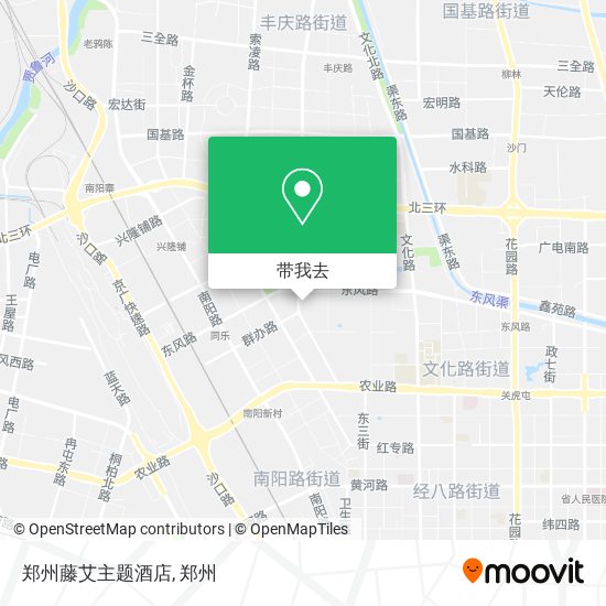 郑州藤艾主题酒店地图