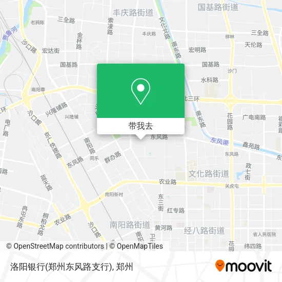洛阳银行(郑州东风路支行)地图