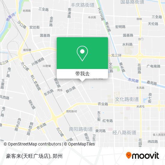 豪客来(天旺广场店)地图