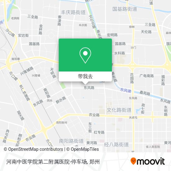 河南中医学院第二附属医院-停车场地图