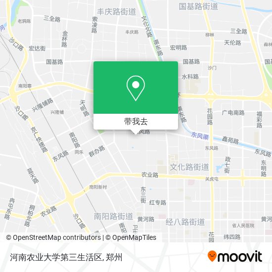 河南农业大学第三生活区地图