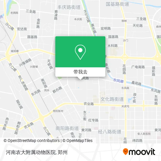 河南农大附属动物医院地图