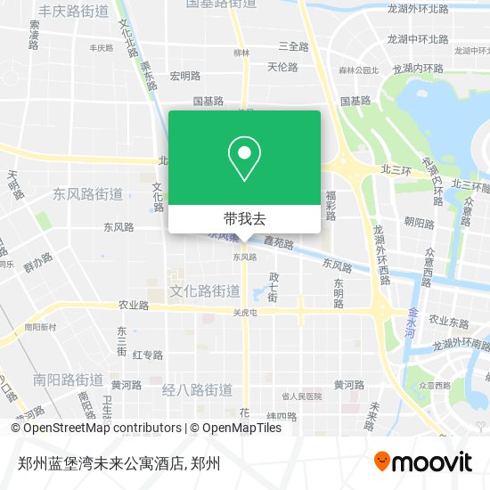 郑州蓝堡湾未来公寓酒店地图
