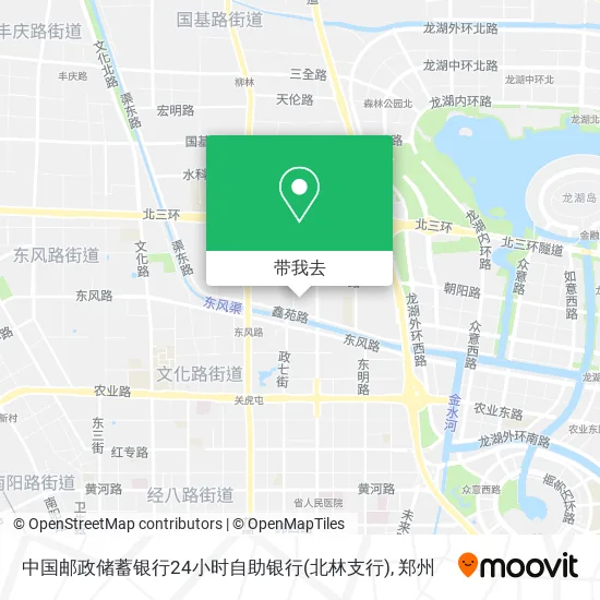 中国邮政储蓄银行24小时自助银行(北林支行)地图