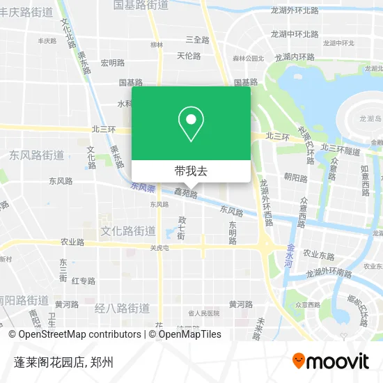 蓬莱阁花园店地图