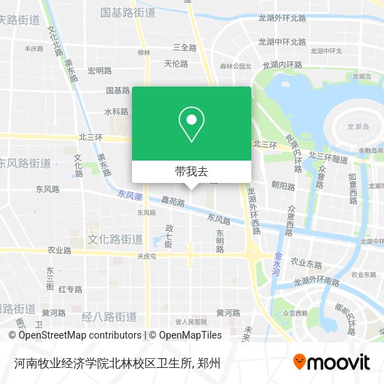 河南牧业经济学院北林校区卫生所地图