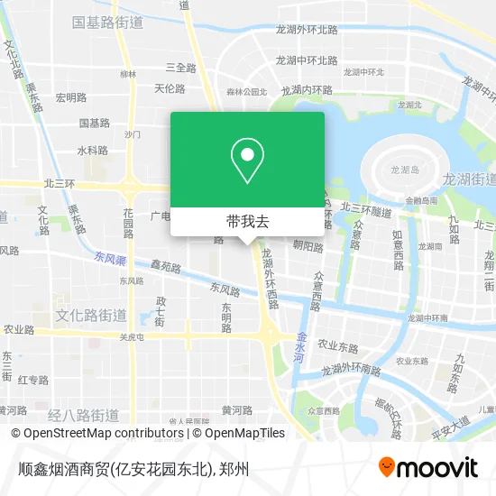 顺鑫烟酒商贸(亿安花园东北)地图