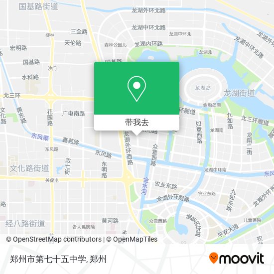郑州市第七十五中学地图