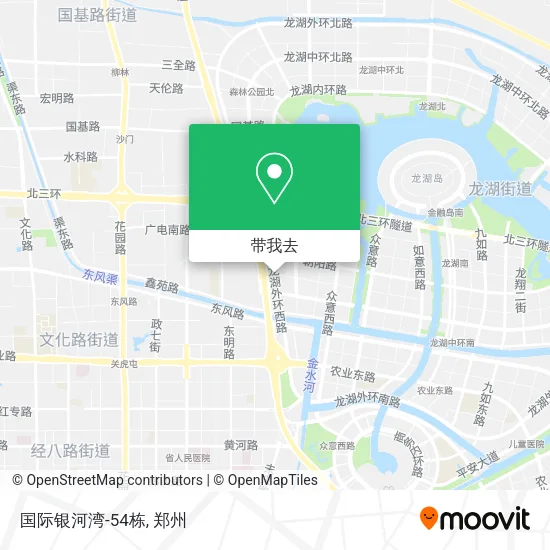 国际银河湾-54栋地图