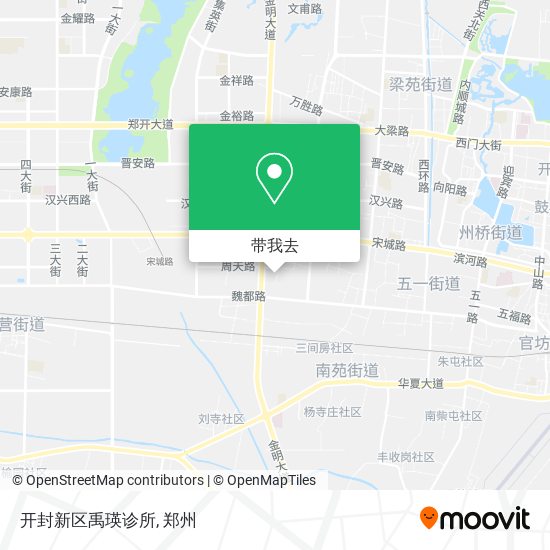 开封新区禹瑛诊所地图