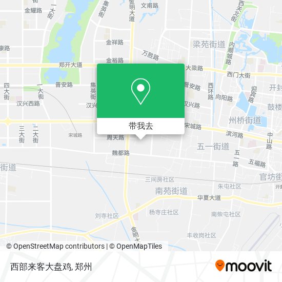 西部来客大盘鸡地图