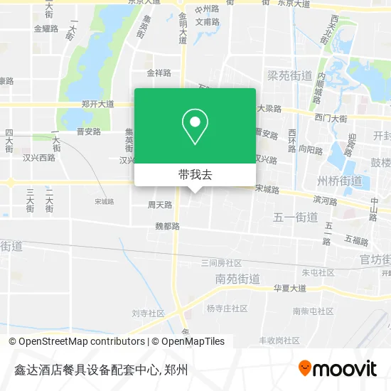 鑫达酒店餐具设备配套中心地图