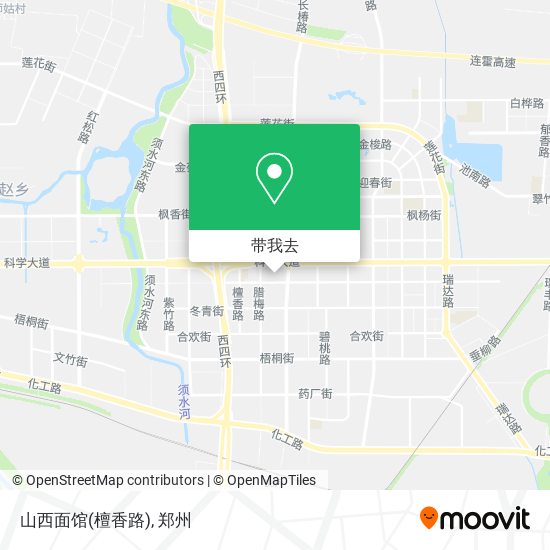 山西面馆(檀香路)地图