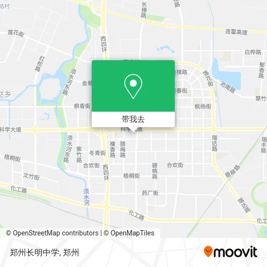 郑州长明中学地图