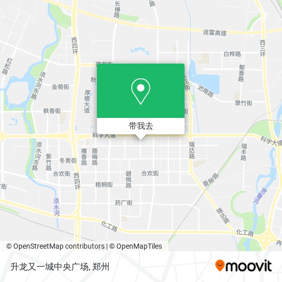 升龙又一城中央广场地图
