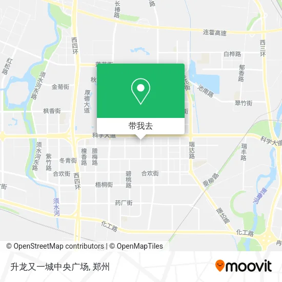升龙又一城中央广场地图