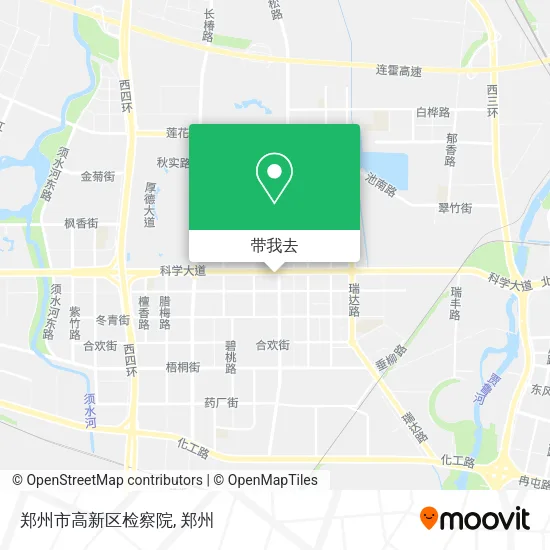 郑州市高新区检察院地图