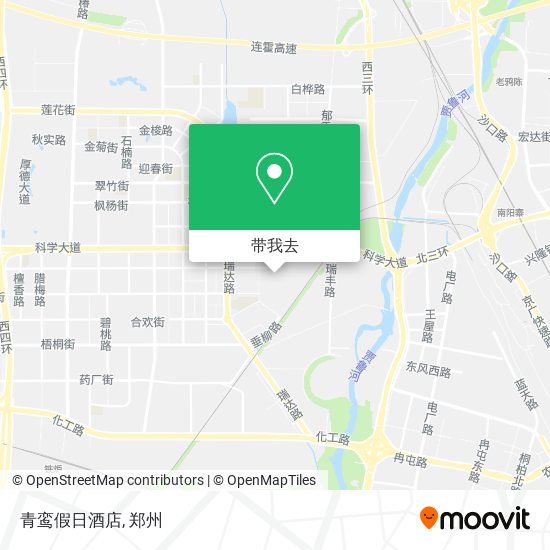 青鸾假日酒店地图