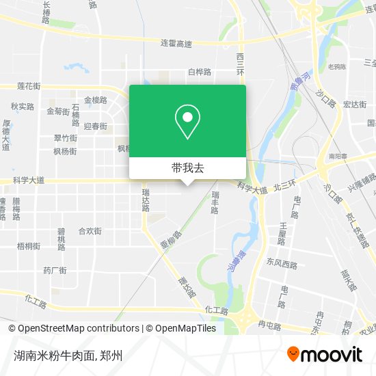 湖南米粉牛肉面地图