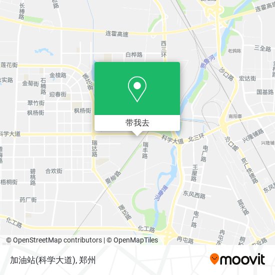 加油站(科学大道)地图
