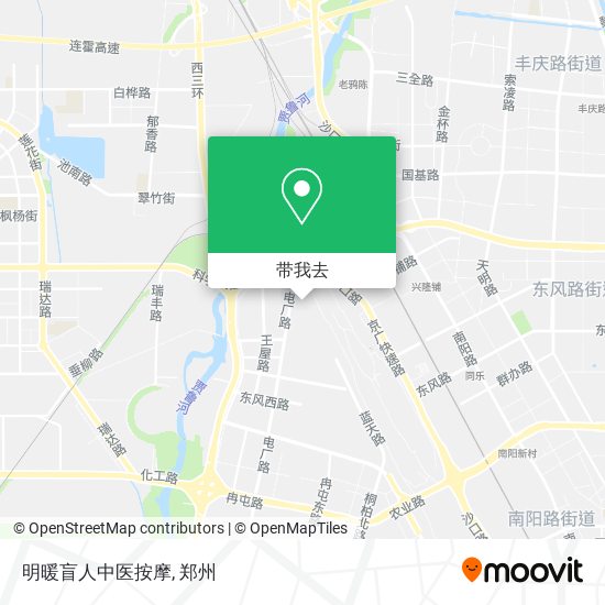 明暖盲人中医按摩地图