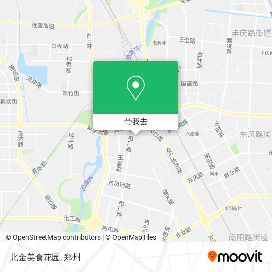 北金美食花园地图