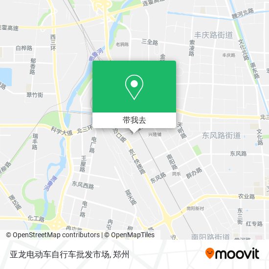 亚龙电动车自行车批发市场地图