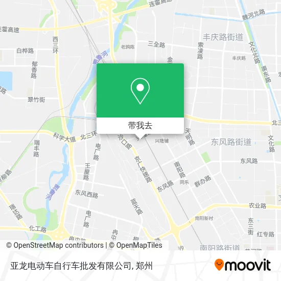 亚龙电动车自行车批发有限公司地图