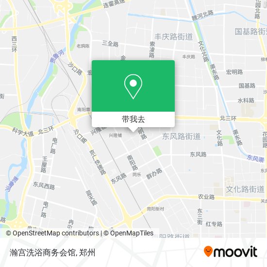 瀚宫洗浴商务会馆地图