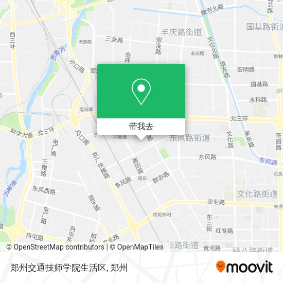 郑州交通技师学院生活区地图