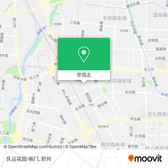 良运花园-南门地图