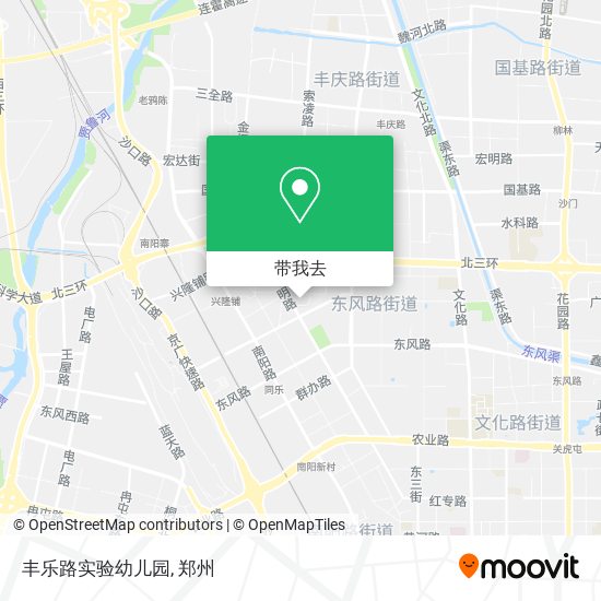 丰乐路实验幼儿园地图