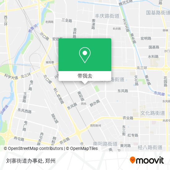 刘寨街道办事处地图