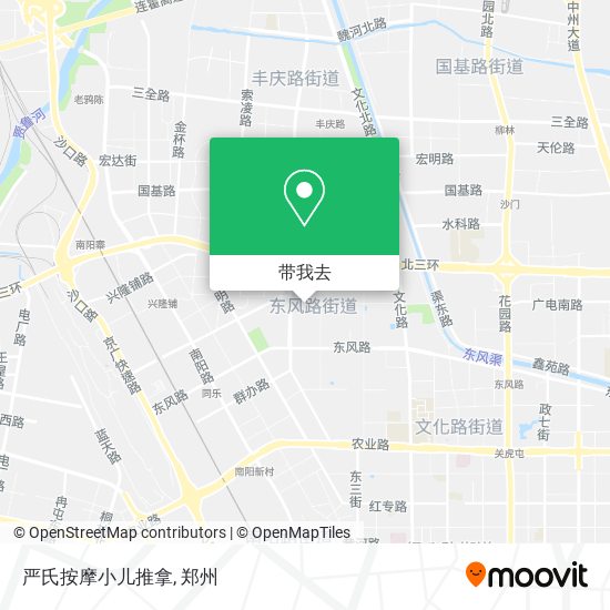 严氏按摩小儿推拿地图